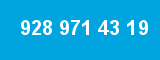 928 971 43 19 928 971 43 19